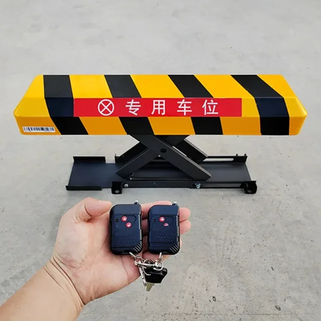 Remote Control X-type Special Parking Space Lock Automobile Floor Lock Automatic Lift Lock Intelligent Strong and Anti-rust 4