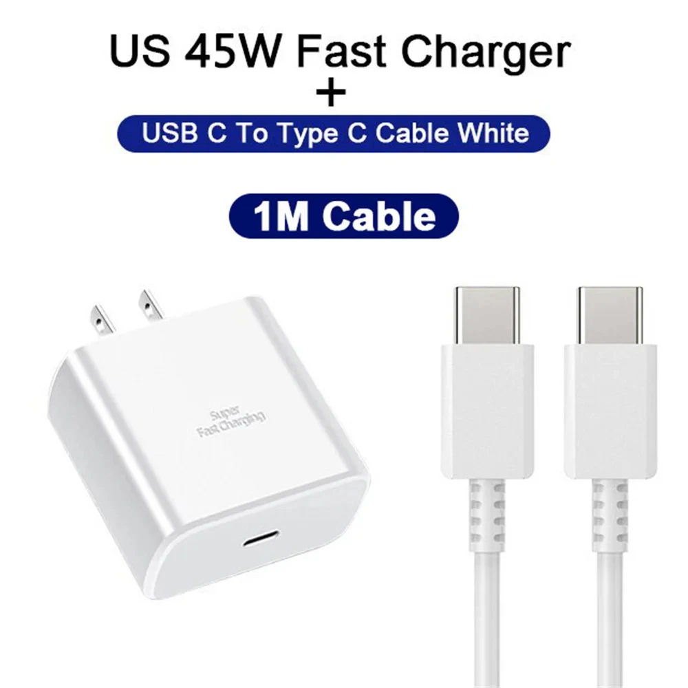 ตัวเลือกสินค้า เครื่องชาร์จ Samsung 45W ชาร์จเร็ว 45 วัตต์ USB-C