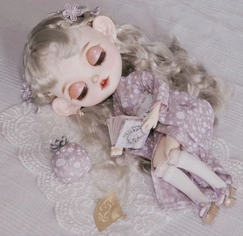 

Blythe Doll Clothes Multicolor Skirt Kimono Featured Clothing Handmade 28-30 cm OB22 OB24 AZONE Doll Clothes Accessories