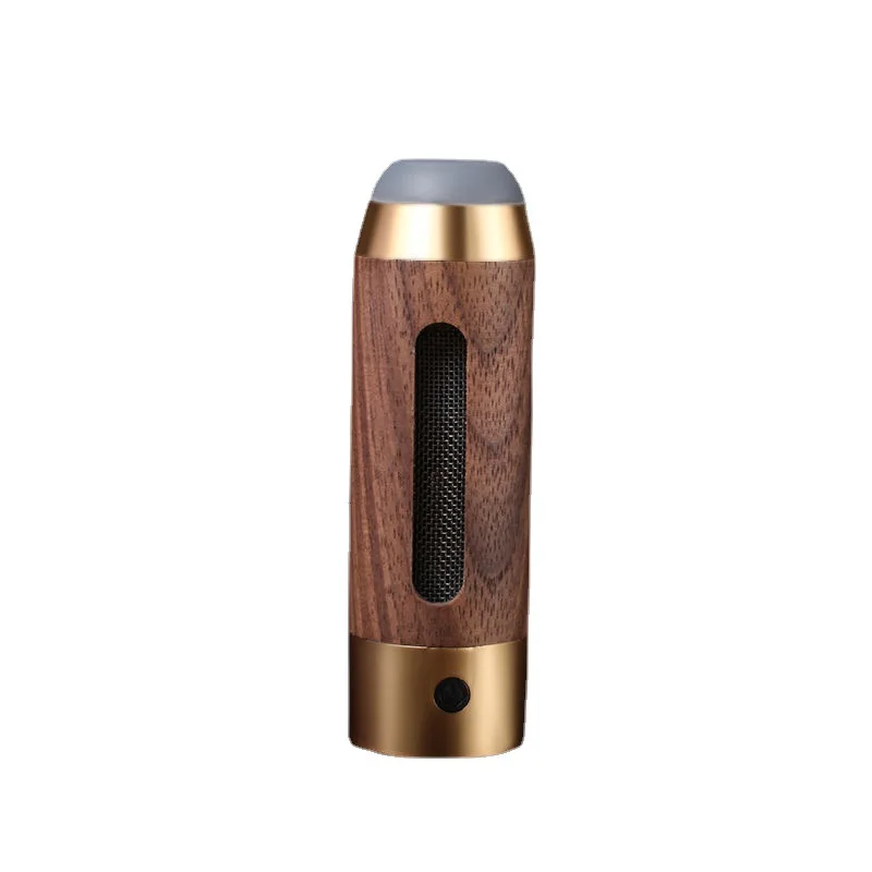 Walnut car ashtray handmade environmental Driving cigarette holder Anti fly ash Portable Creative ashtray Smoking Accessories