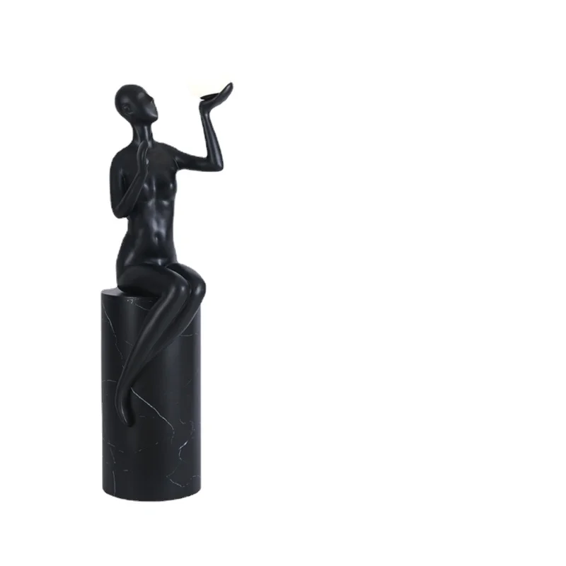 

YY Art Sculpture Humanoid Floor Large Decoration Home Floor Lamp