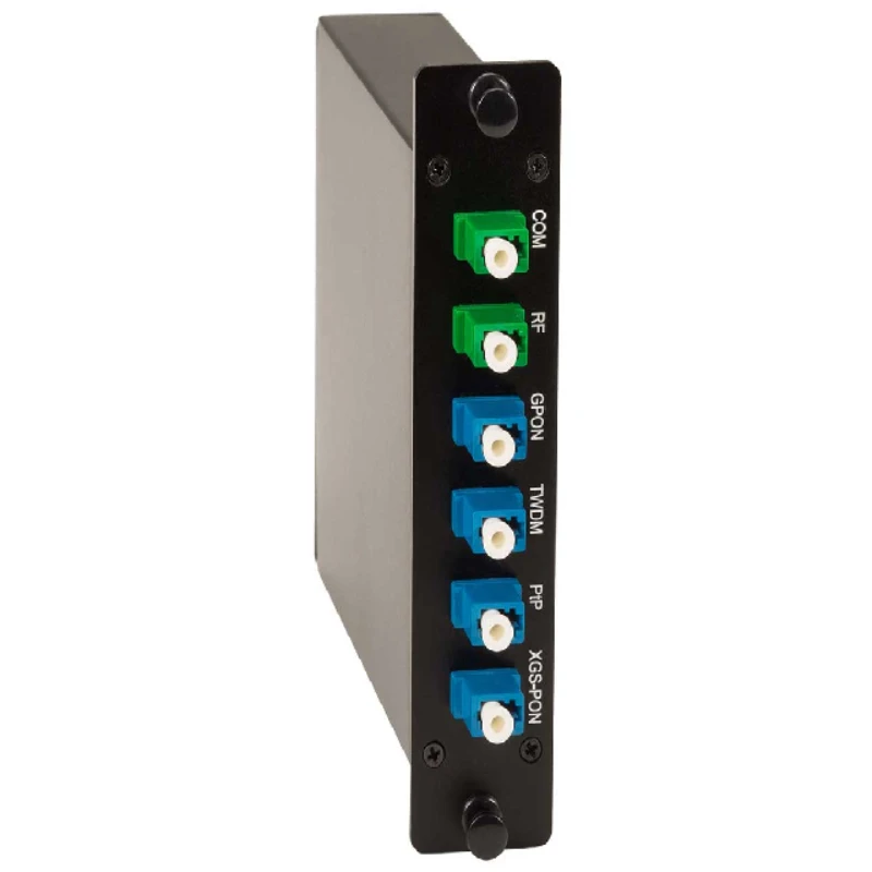 

Ultra High Precision 2 Channels100GHz C34-C35 Single Fiber Dwdm Oadm Module with East And West Port