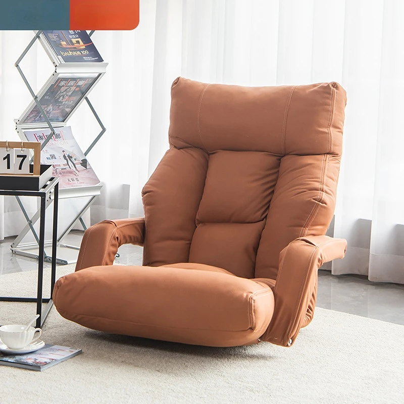 

Wash-free technology cloth seat folding lazy sofa tatami living room small apartment leisure net red single recliner home