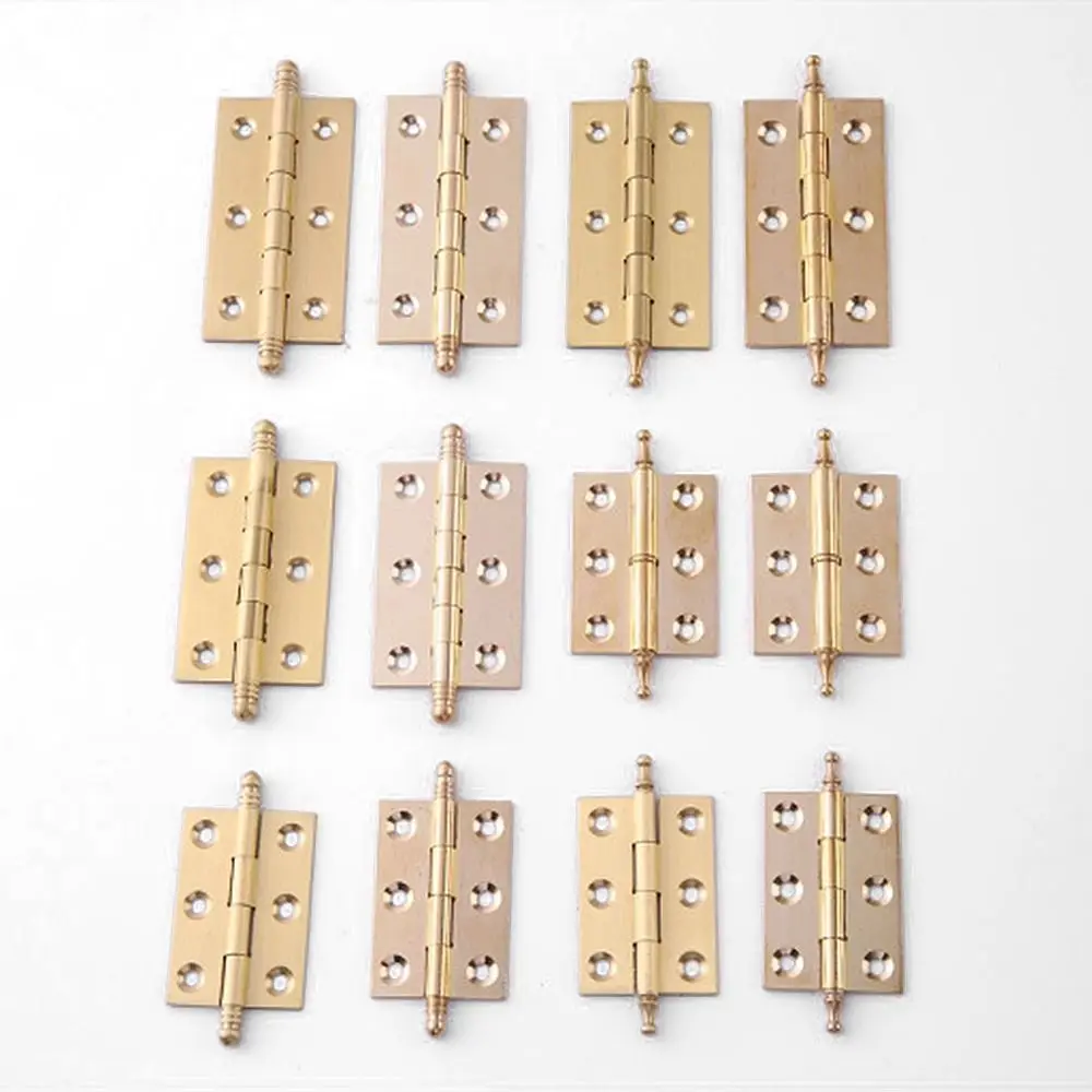 Window Accessories Door Hinges 3.5inch Multilayer Plating Cross Hinge Brass Mute Furniture Hardware Cabinet Cupboard Window Door