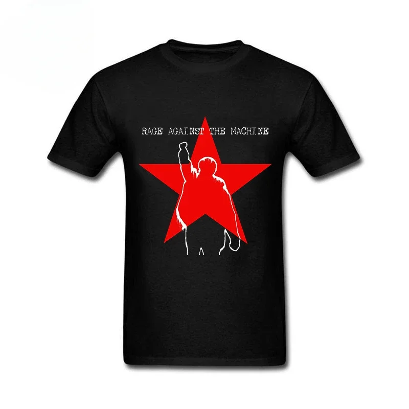 

Топ, Новейшая модная футболка, мужская одежда RAGE AGAINST THE MACHINE, забавная футболка для мужчин