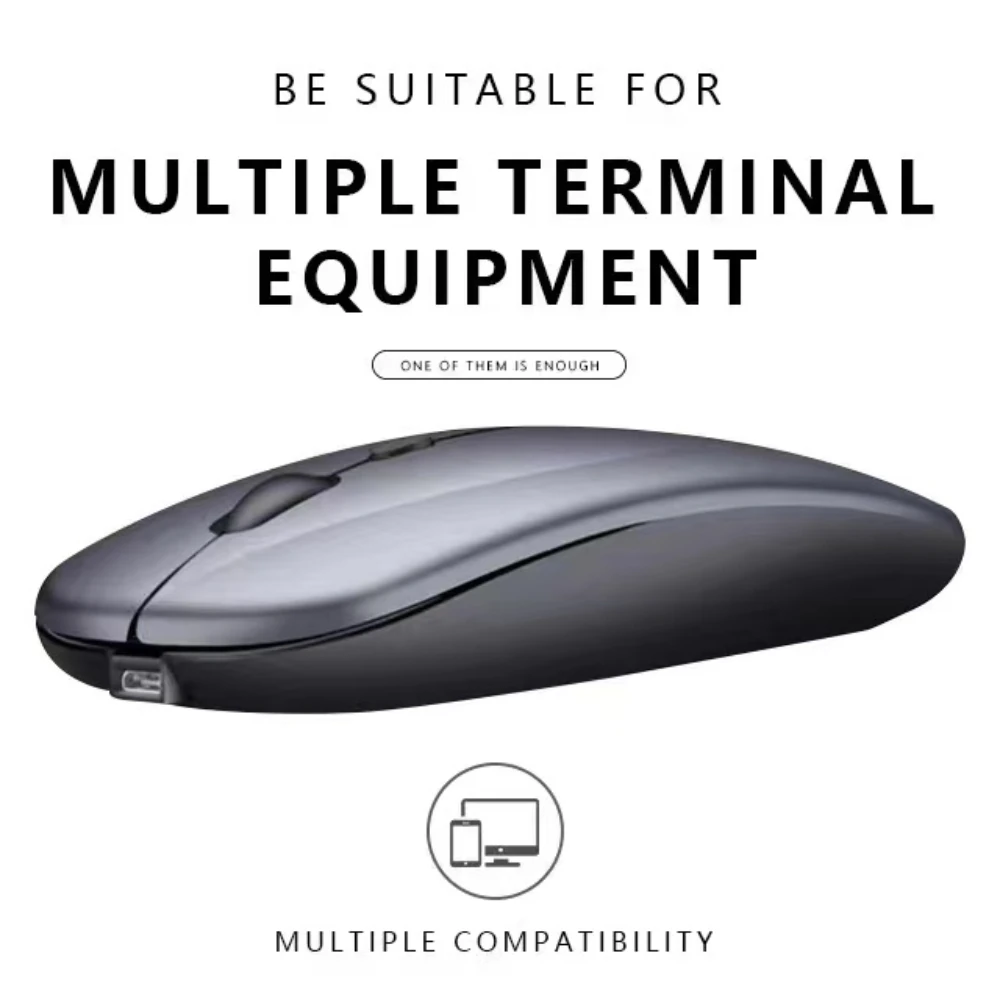 Wireless Gaming Mouse New Gaming Mouse Wireless Bluetooth Dual Mode Silent Rechargeable USB 2.4G DPI 1600 Optical Ergonomics Laptops