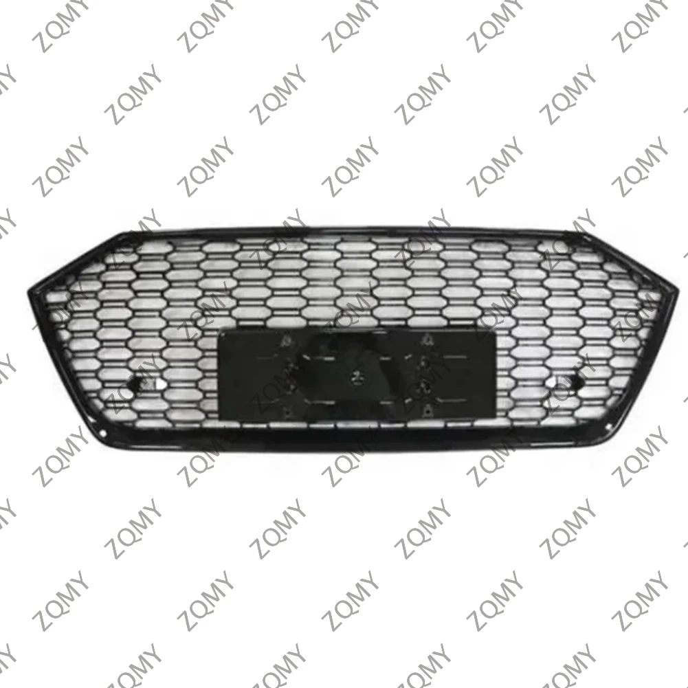 

W/Logo For Audi A7/A7L/S7 2019 2020 2021 2022-2024 Car Front Bumper Grille Centre Panel Styling Upper Grill (Modify RS7 style)