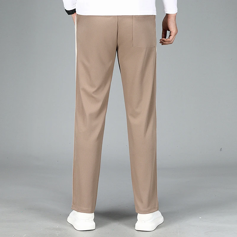 Description Picture 6 of itemNew Men's Nest Bee Drawstring High Quality Contrast Striped Pants Elastic Sports Pants Fashion Casual Pants