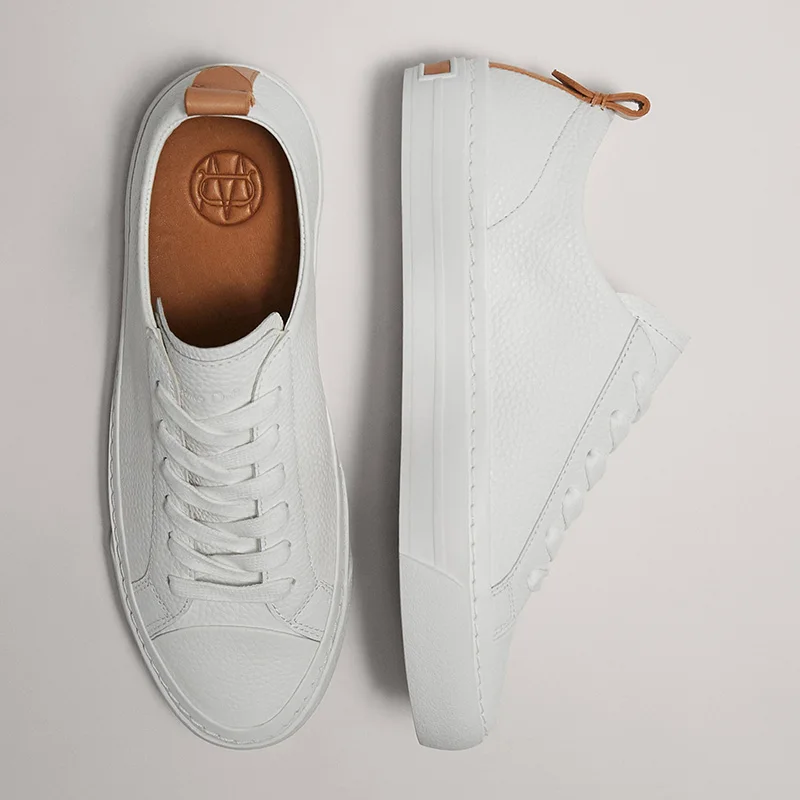 Women Shoes Casual Sneakers Women Sneakers Woman Shoes Genuine Leather Casual Fashion All-match Platform Sneakers