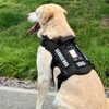 Service Dog Vest No Pull Dog Harness with 4 Dog Patches, Reflective Pet Harness with Durable Soft Padded Handle for Training Med 5