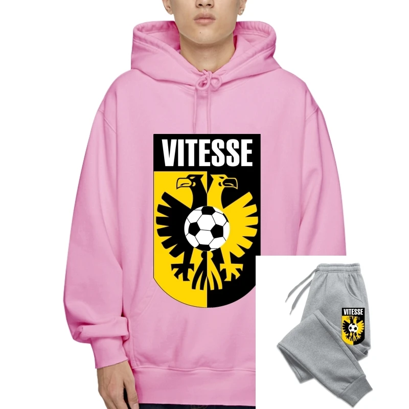 

Sbv Vitesse Football Club Soccer Team Eredivisie Dutch League Pullover High Quality Outerwear