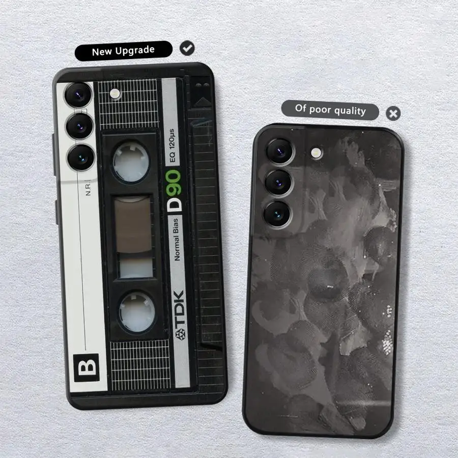 Retro Vintage Camera Cassette Music Phone Case Cover