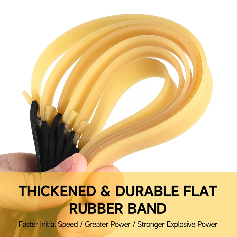 

1.5/2.0MM Thick Slingsshots Rubber Band with High Tensile Strength and Elastic Latex Catapult Rubber Band Hunting Accessories