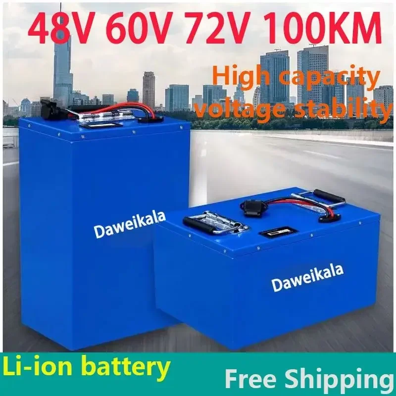 

New Electric Vehicle Lithium Battery 72V60V40V Super Capacity 100km Lithium Battery Electric Motorcycle Tricycle Lithium Battery