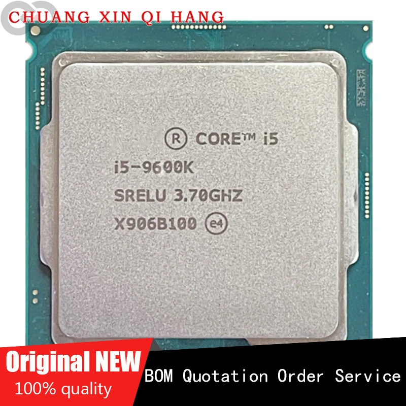 Utilizzato Per Processore Cpu Six-Core Six-Thread I5 9600K I5-9600K 3.7Ghz 9M 95W Lga 1151 Originale