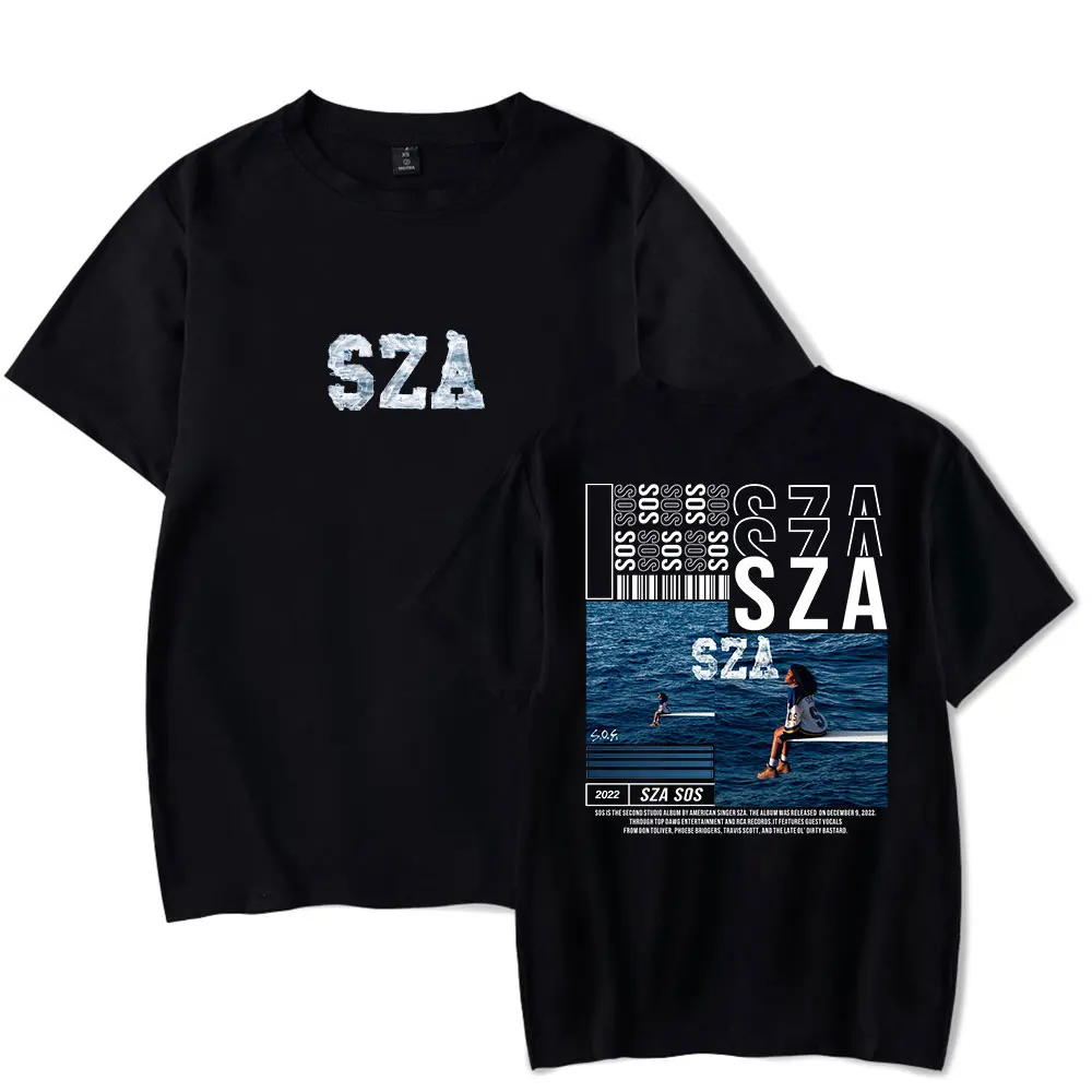 

SZA SOS Tour Tee Rapper Album Merch Print Unisex Fashion Funny Casual HipHop Style T-shirt