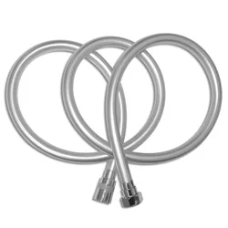 Shower Head Hose Showerhead Replacement Flexible Attachment Sink Extension Pipe Universal Washroom Garden Patio Sprinkler 2m