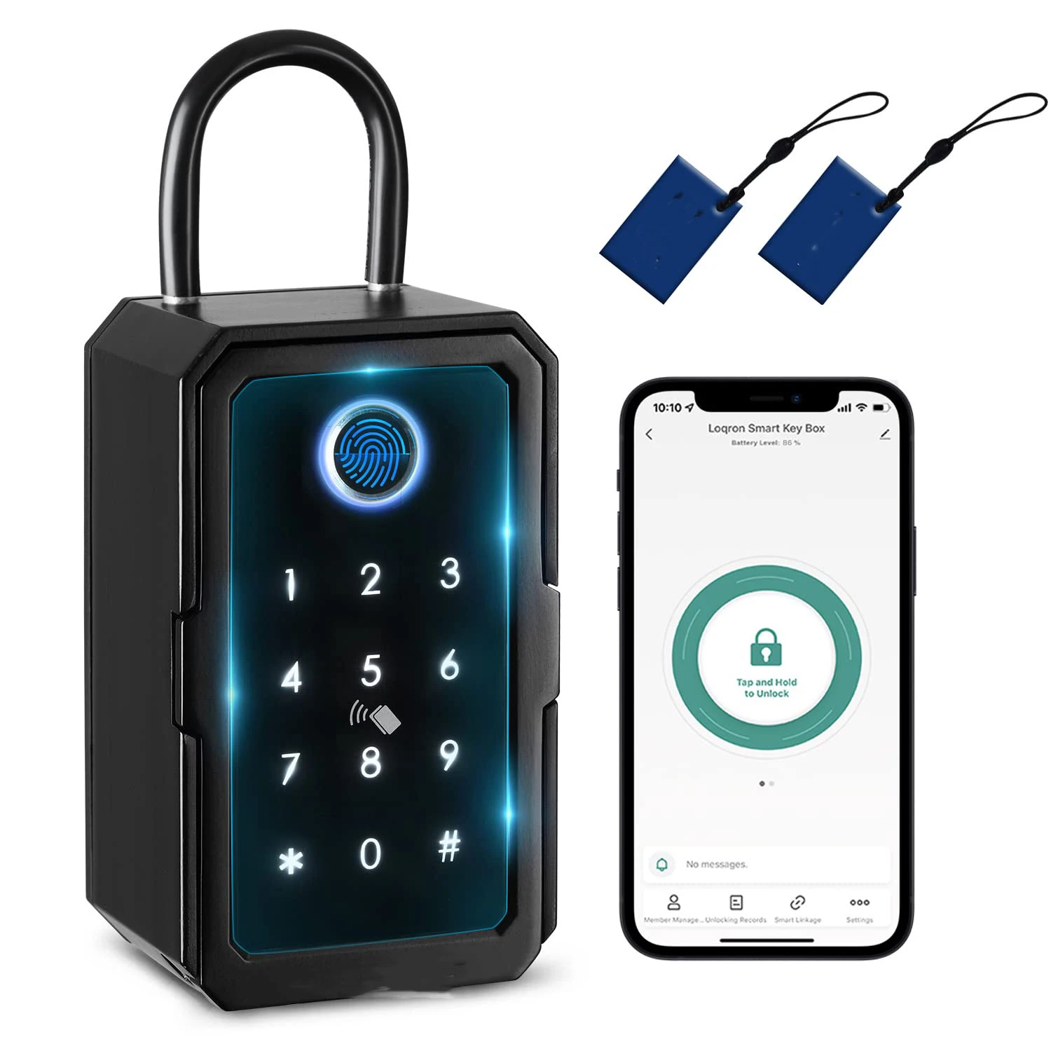 Tanie Key Safe Tuya Ttlock odcisk palca Bluetooth Wifi cyfrowy pojemnik