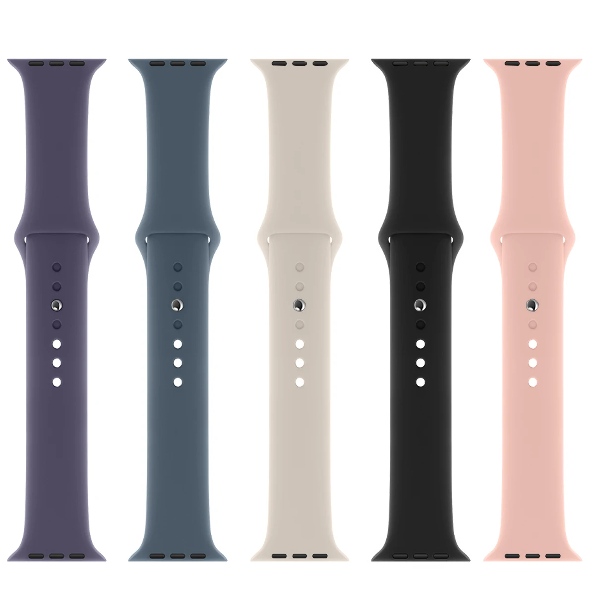 애플 워치 밴드용 실리콘 스트랩 45mm 46mm 44mm 41mm 40mm 42mm 스포츠 코레아 팔찌 iWatch 시리즈 11 10 SE 9 8 7 6 5 울트라 3