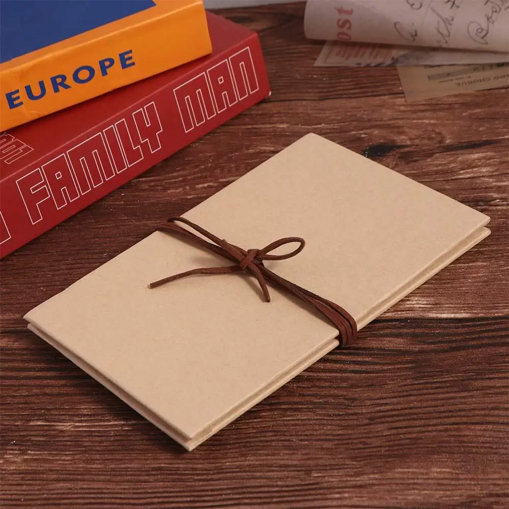 Folding Accordion Photo Album Gift Kraft Paper Photocard Surprised Photo Book 10 Page Graffiti DIY Surprise Gift Family photo album