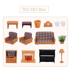 Miniature Dollhouse Forest Family Kitchen Pot Set - Children's Gift Collection (T02)