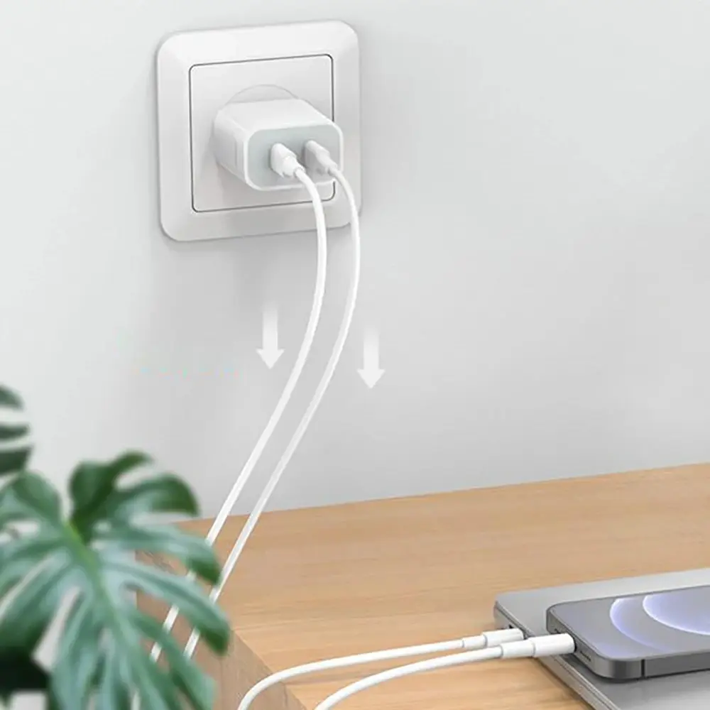 Dual PD Fast Charger USB Type C 40W Quick Charge Power Adapter For iPhone 16 15 14 13 iPad iPod USB C Charger USB Type C Cable BEST SELLERS