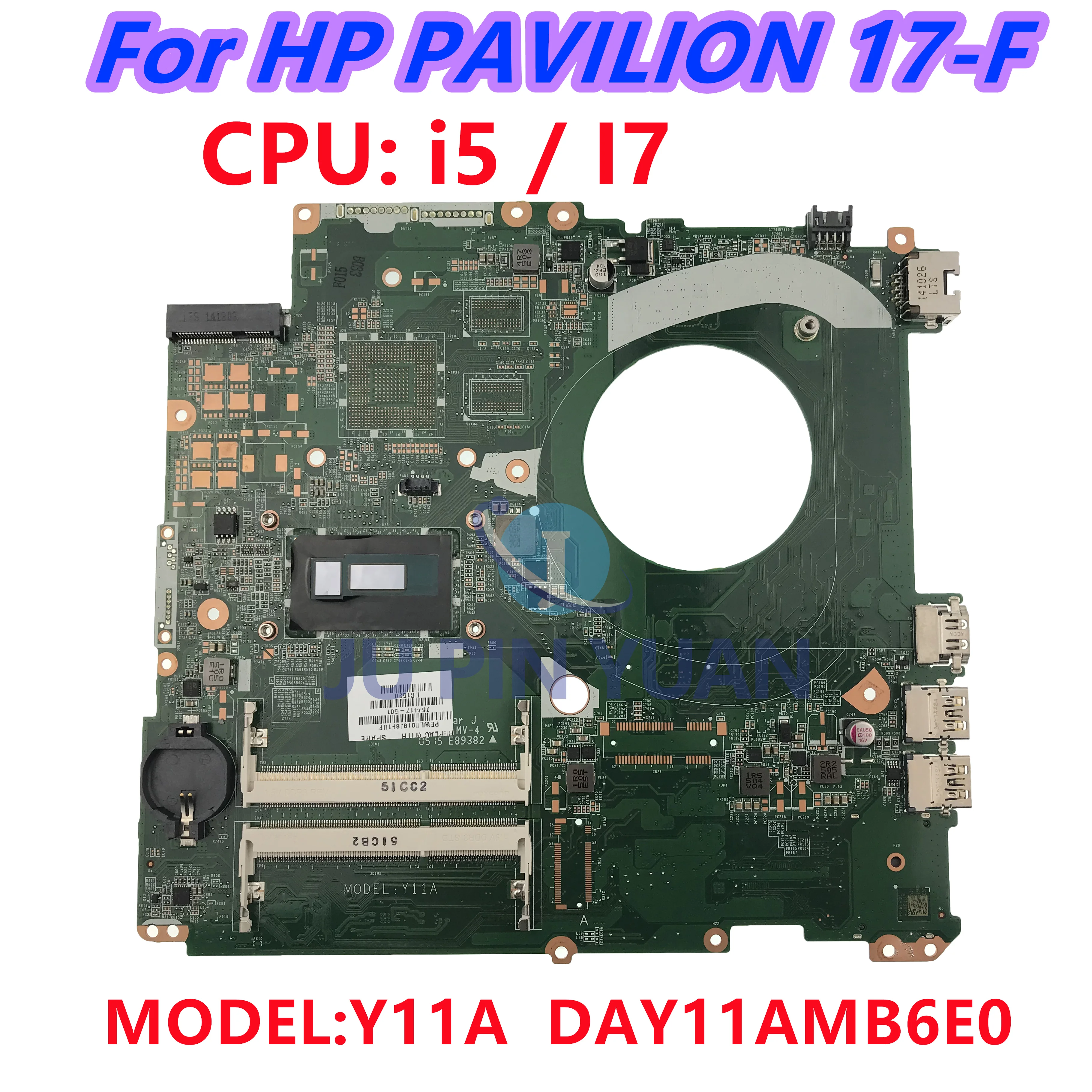Connecteur Alimentation DC Pour HP Pavilion 17-AB200NI - Jack De Charge, Neuf