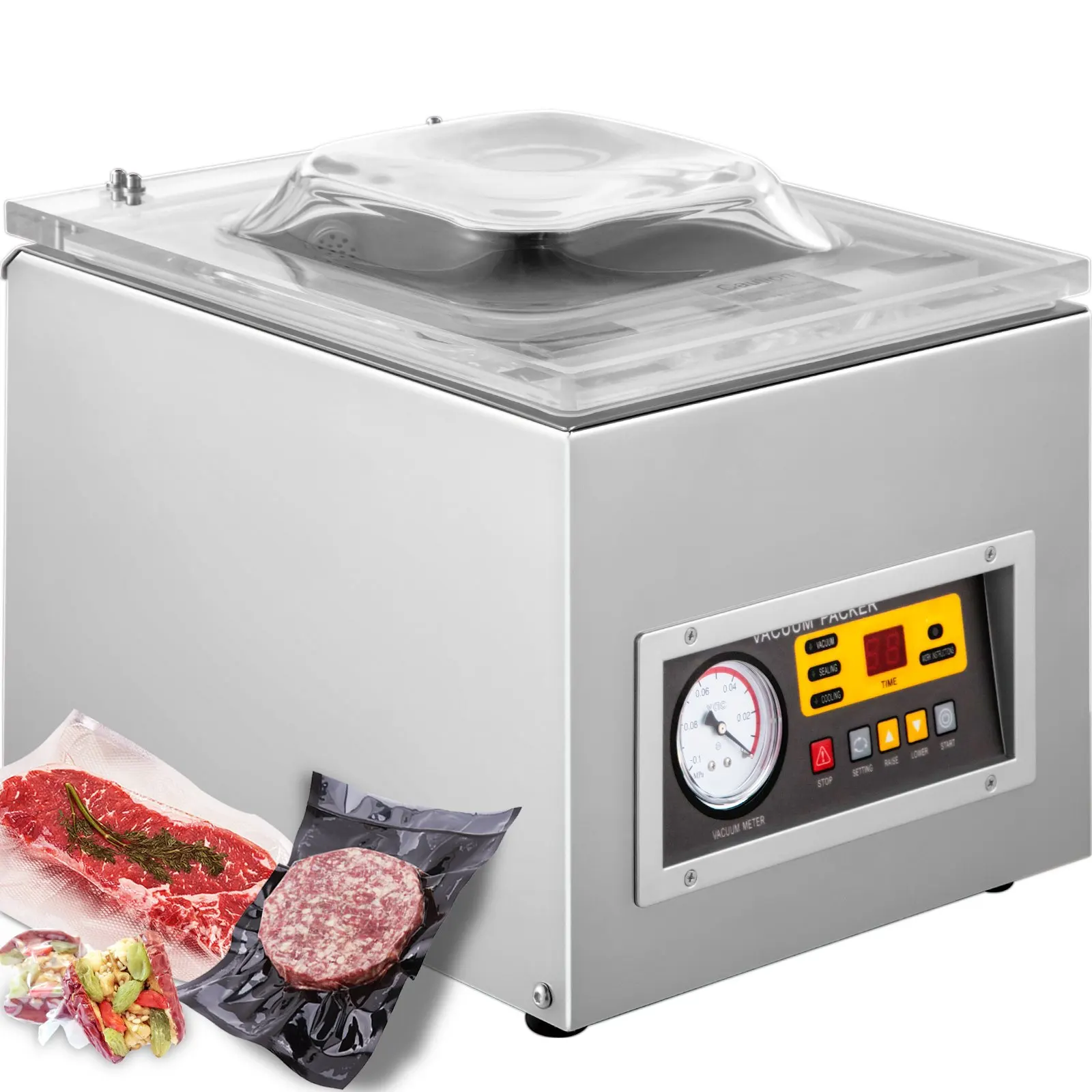Vacuum Sealer Machine DZ-260 Commercial Kitchen Food Chamber