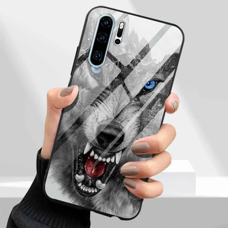Premium Tempered Glass Phone Case with Hard PC Back Cover