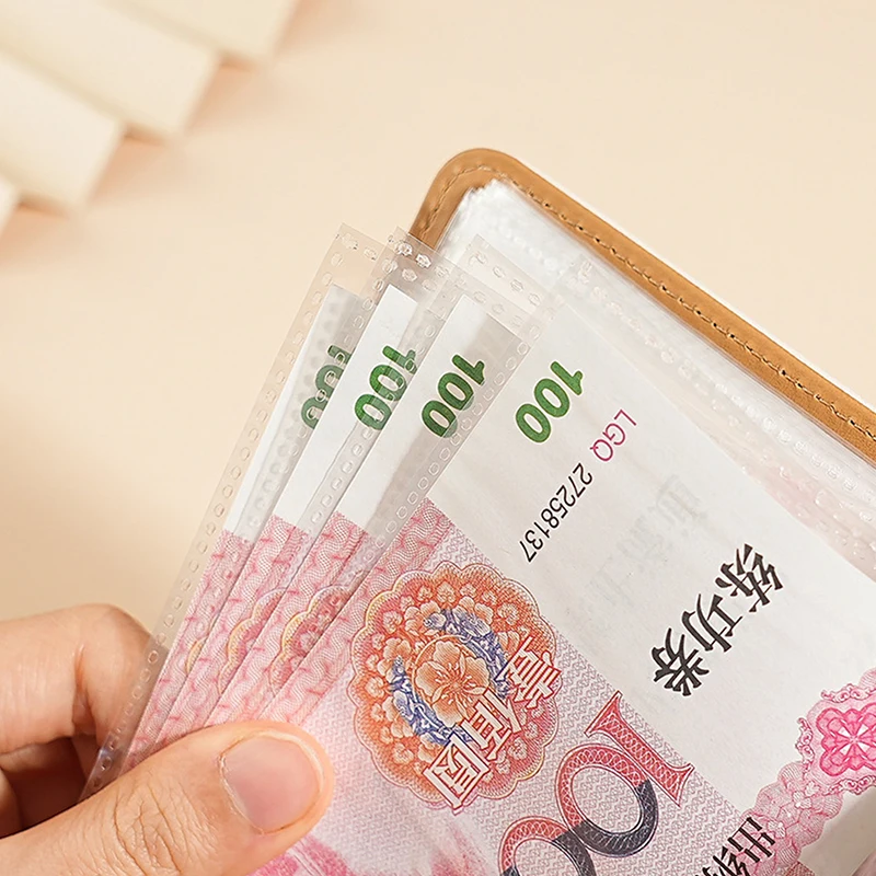 PU Leather Envelopes Money Saving Reusable Challeng Saving Money Notebook Savings Binder Budget Savings Challenges Book