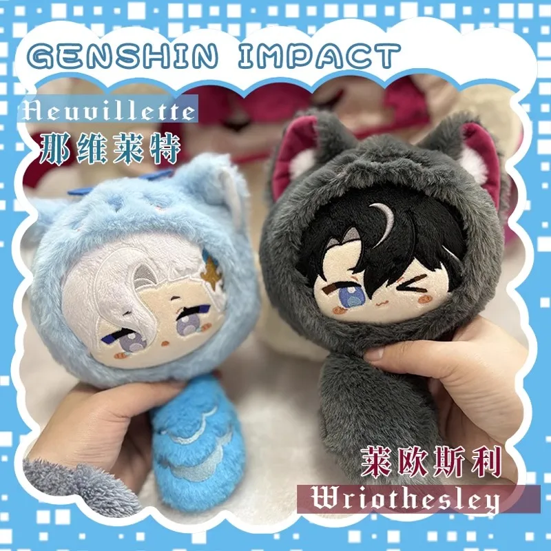 13cm New Genshin Impact Plush Doll Wriothesley Neuvillette Wanderer Xiao Dottore dumpling  Children's gifts Small Plush pendants 20cm stuffed animals anime game genshin plush doll children s gifts genshin impact accessoires venti klee hu tao gift toys