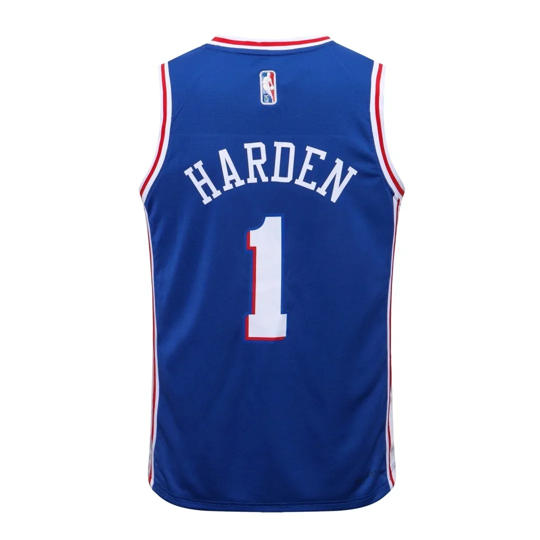 Nike Men's Basketball Jerseys, Stretchable, Quick-dry, Comfortable, Solid-color, Sleeveless Basketball Jerseys, White and Blue