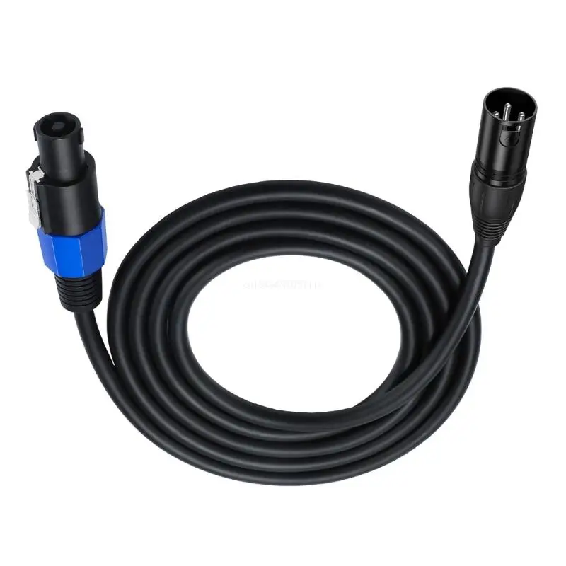 

Speakon Male to Male Cable Adapter with Twist Lock for Studio Microphone Dropship
