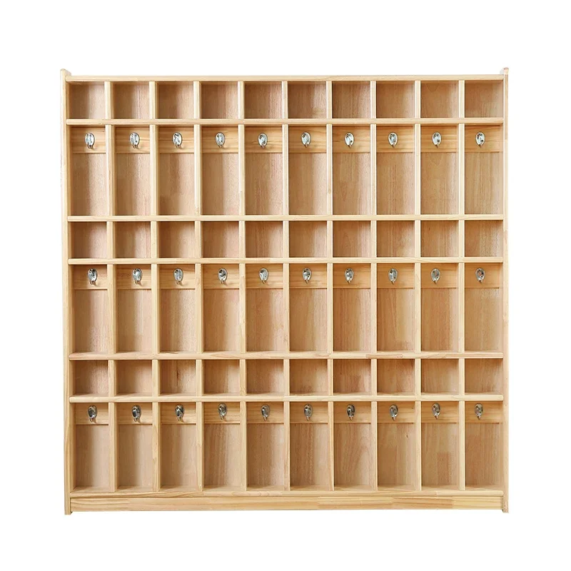 

Kindergarten solid wood cup holder, towel rack, backpack rack, children's wooden tea cup holder, tea water cabinet, floor standi