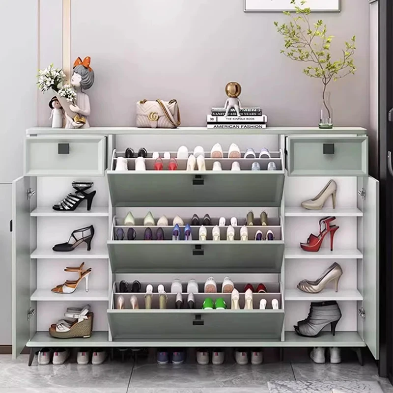 

Free Shipping Simple Shoe Cabinets Living Room Storage Entryway Design Shoe Rack Nordic Ritating Meuble A Chaussure Furniture