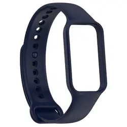 Premium Silicone Sport Band Replacement for Smart Bracelet - Soft and Comfortable Watch Strap in Vibrant Colors (Dark blue)