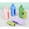 Portable Dog Poop Bag Case Toilet Bag Garbage Bin Sofe Silicone Pet Garbage Bag Dispenser Dog Poop Bag Storage Device With Hook 2