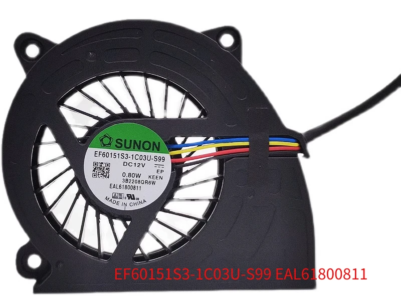 Ventilador para lg Ultrafine 4k 24md4kl 5k 27 27md5ka 5kb 5kl-b Ef60151s31c010-s99 Ef60151s3-1c03u-s99 Eal61800811 - Imagem 2