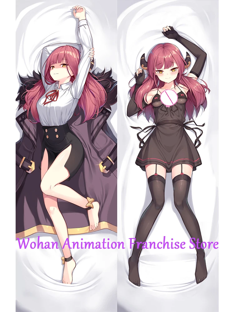 

Dakimakura Anime Pillow Cover Rikuhachima Aru Halloween Christmas Decoration Double-sided Print Life-size