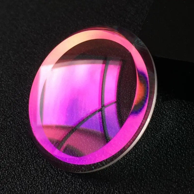 

Red Hue Double Domed Mineral Watch Glass Round Crystal Clear Front Cover Curved Len 32X5.2X3.0 for 6306 6309 7002 7548