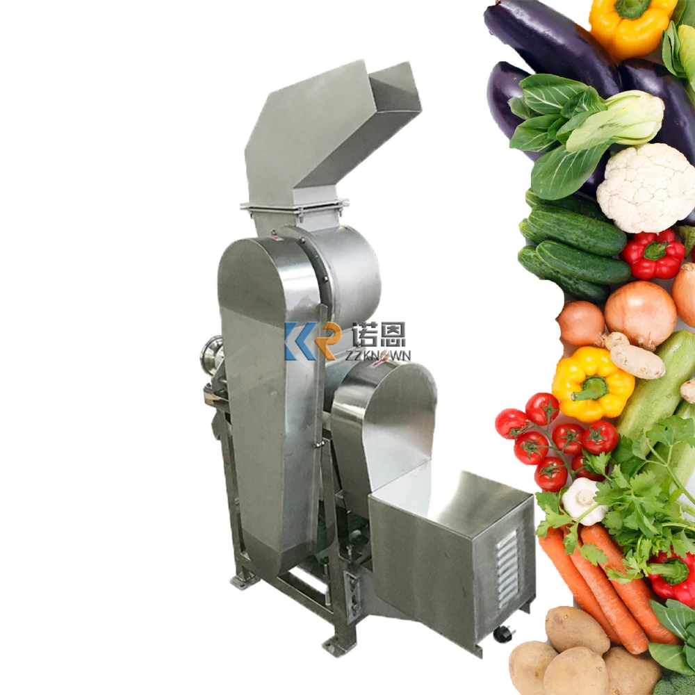 Industrial 0.5 - 1.5 T/H Capacity Food Crusher Machine For Vegetables And  Fruits
