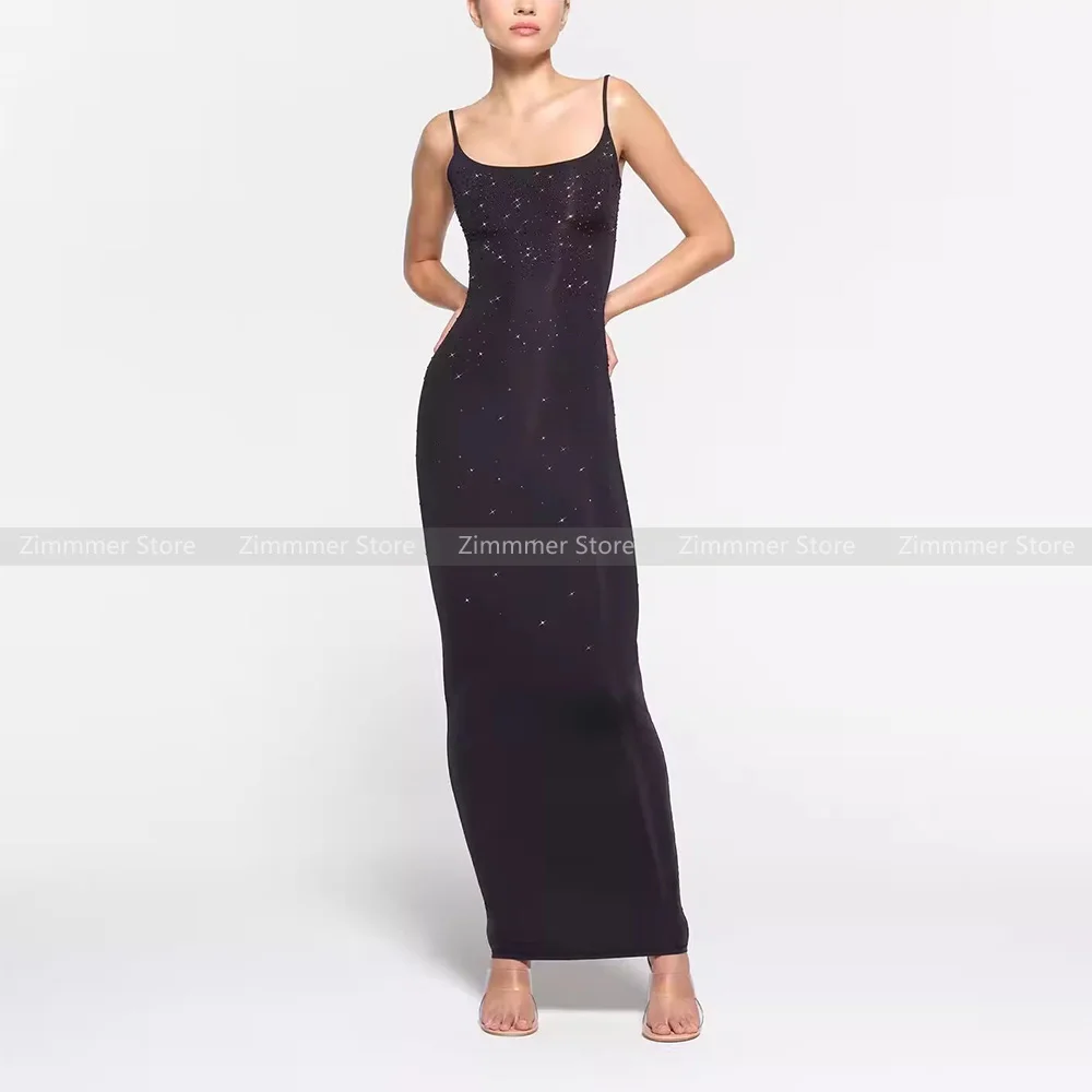 Vestidos máximos de chiffon estilo halter con hombros descubiertos Turquesa Tallas Grandes