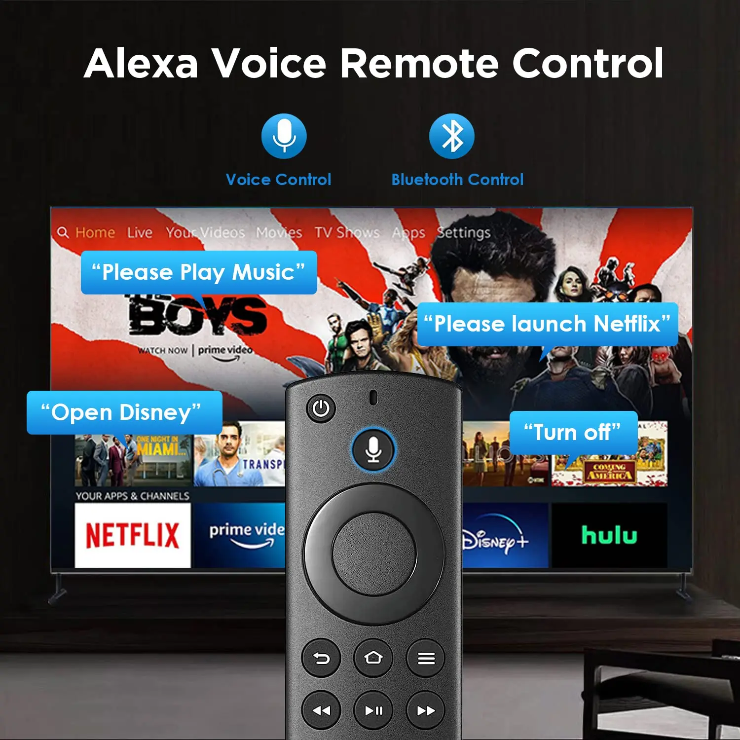 Fire Tv Stick Alexa 19 99 Replacement Voice Remote Control For