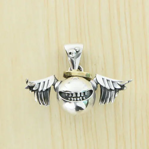 

Винтажное ожерелье из серебра S925 пробы с подвеской в стиле хип-хоп, небольшое ожерелье в стиле инг, популярный дизайн, цепочка чау