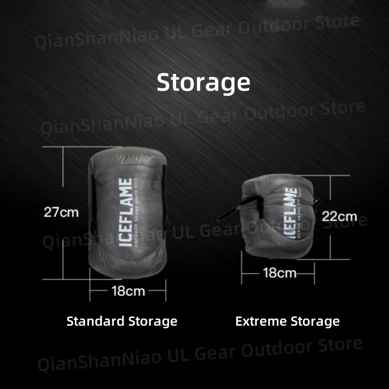 ICE Flame NXT 800FP ダウンキルト屋外キャンプ多機能超軽量