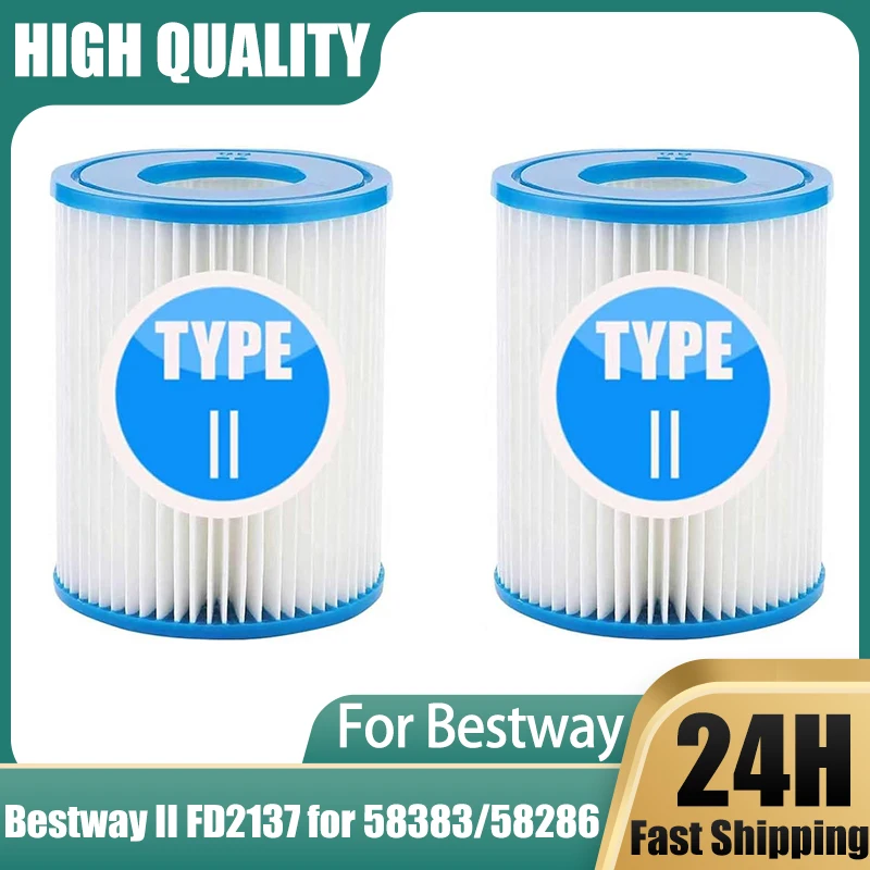 

Pool Filter Cartridges for Bestway Type II Replacement Lay Z Spa Cleaner Strainer Part Swimming Pool Filter Pumps Element