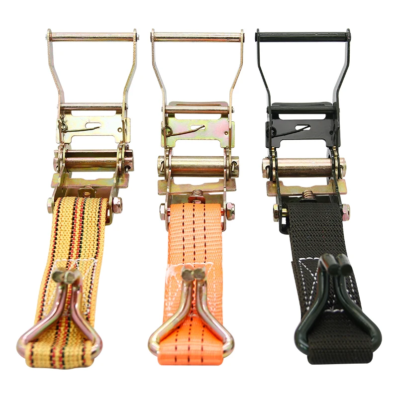 Cargo Straps Tie Down Straps Lashing Strap 2.5/3.8/5cm Truck Binding Strap Cargo Rope Tensioner