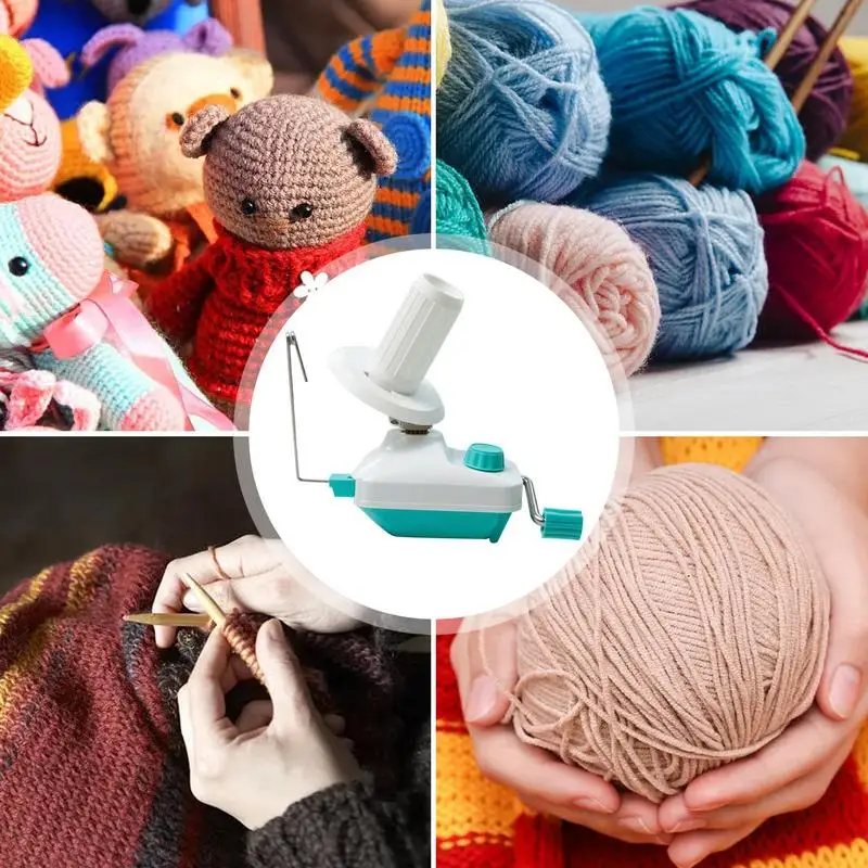 Yarn Roller Tabletop String Winder With Low Noise Crochet Accessories For  Mitten Crochet Toys Knitted Crafts Hats Scarves - AliExpress