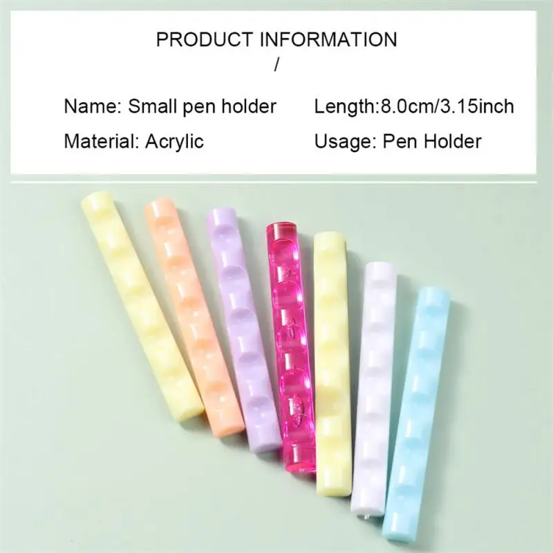 

Nail Pen Brush Holder Nail Art Durable Portable For Professional Beauty Salons Nails Accessories Nail Brush Pen Rack