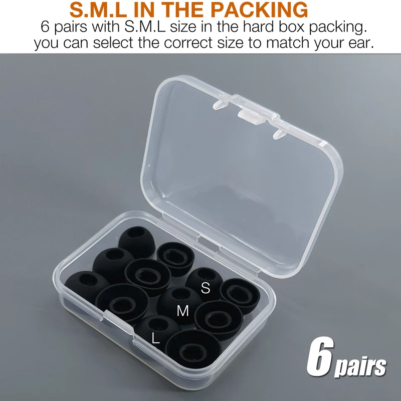 Earbud Tips Compatible with OnePlus Buds 4/Buds 3/Buds Pro 3/Buds Pro 2/Nord Buds 3/Nord Buds 3 Pro Earbuds Eartips